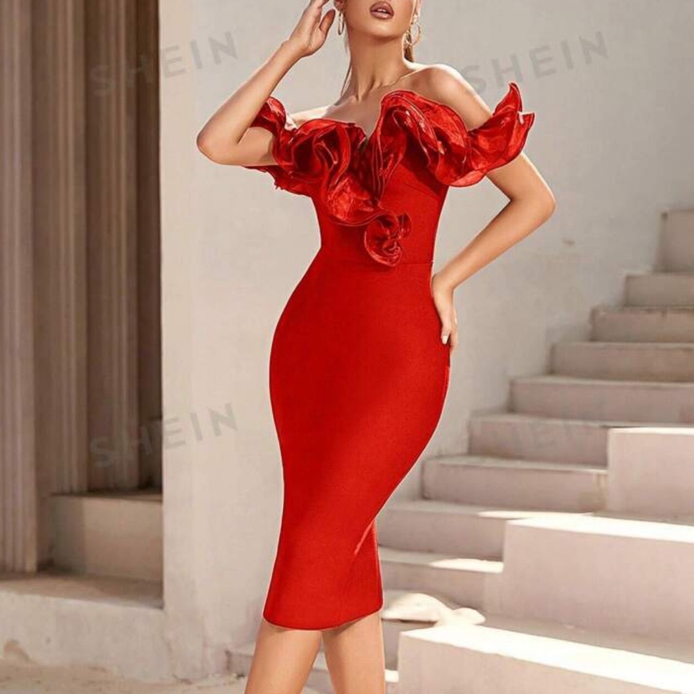 Brand new never worn Bodycon red dress